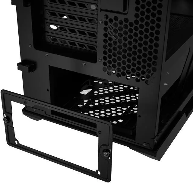 Alt view image 17 of 19 - The ASUS ROG Strix Helios II is an EATX mid-tower gaming PC case featuring dual tempered glass panels and an aluminum diamond-grille design, four pre-installed fans for advanced cooling, and support for GPUs up to 450mm. It also includes a