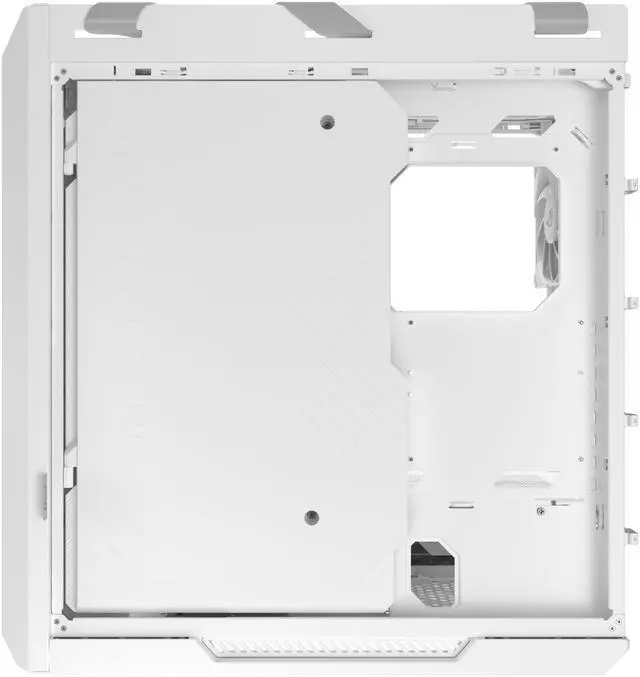Alt view image 13 of 20 - The ASUS ROG Strix Helios II White Edition is an EATX mid-tower gaming PC case featuring dual tempered glass panels and an aluminum diamond-grille design, four pre-installed fans for advanced cooling, and support for GPUs up to 450mm. It al