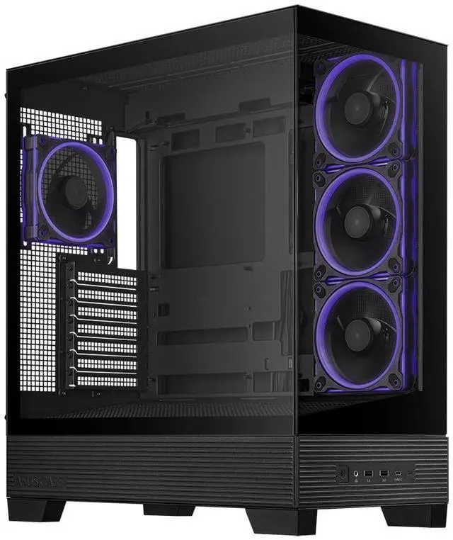 Alt view image 2 of 7 - ASUS A31 PLUS White ATX Mid Tower Computer Case