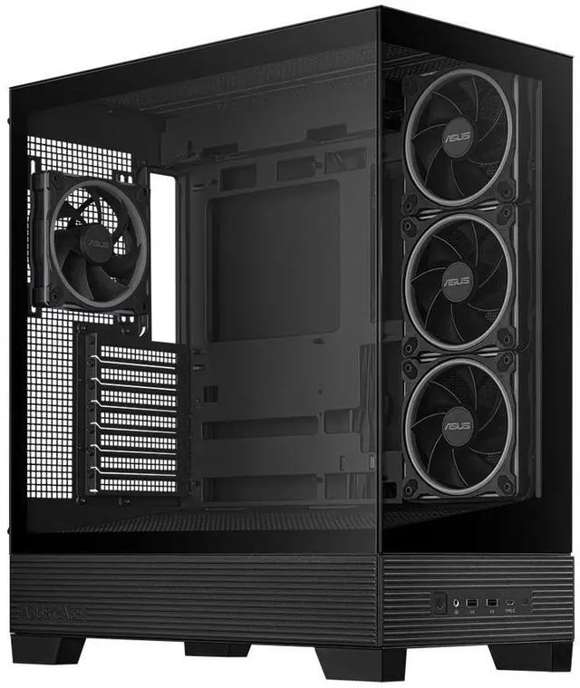 Alt view image 3 of 7 - ASUS A31 PLUS White ATX Mid Tower Computer Case