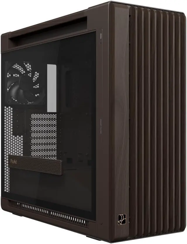 ASUS ProArt PA602 Wood Edition Retro Brown E-ATX Mid-Tower Case