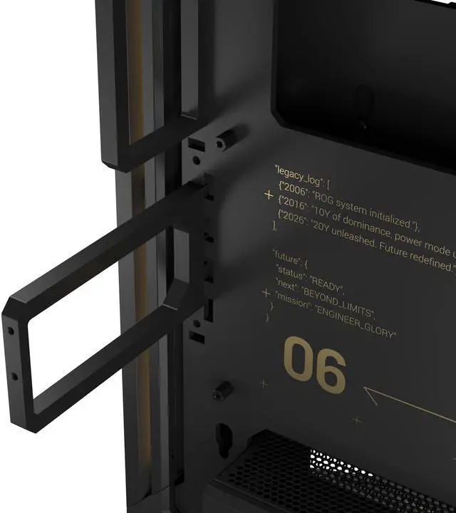 Alt view image 10 of 19 - ASUS ROG GR20 Edition 20 Open-Frame PC Gaming Case Bundled Crossflow Fan, Supports GPU's (up to 368mm), 3 Configurations