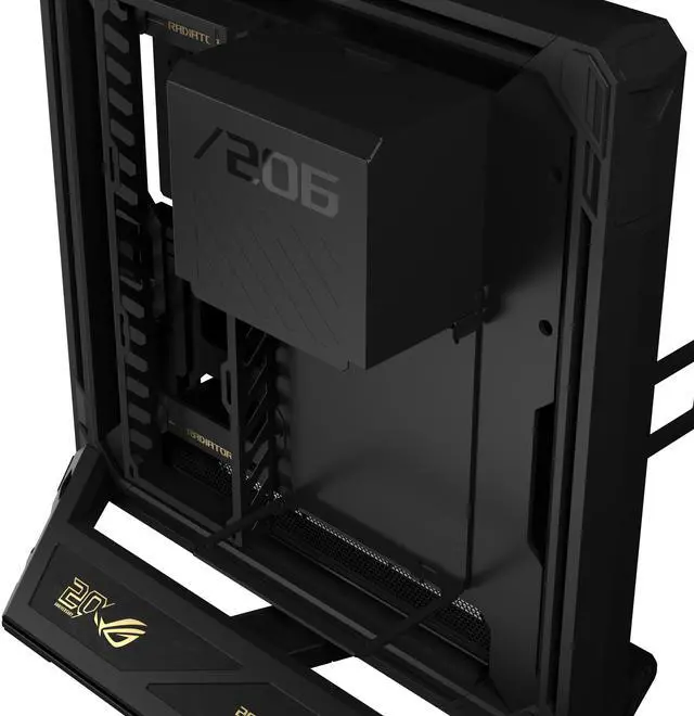 Alt view image 11 of 19 - ASUS ROG GR20 Edition 20 Open-Frame PC Gaming Case Bundled Crossflow Fan, Supports GPU's (up to 368mm), 3 Configurations