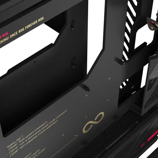 Alt view image 13 of 19 - ASUS ROG GR20 Edition 20 Open-Frame PC Gaming Case Bundled Crossflow Fan, Supports GPU's (up to 368mm), 3 Configurations