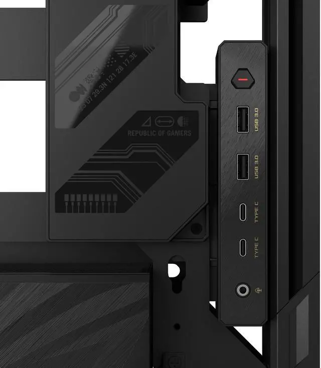 Alt view image 17 of 19 - ASUS ROG GR20 Edition 20 Open-Frame PC Gaming Case Bundled Crossflow Fan, Supports GPU's (up to 368mm), 3 Configurations