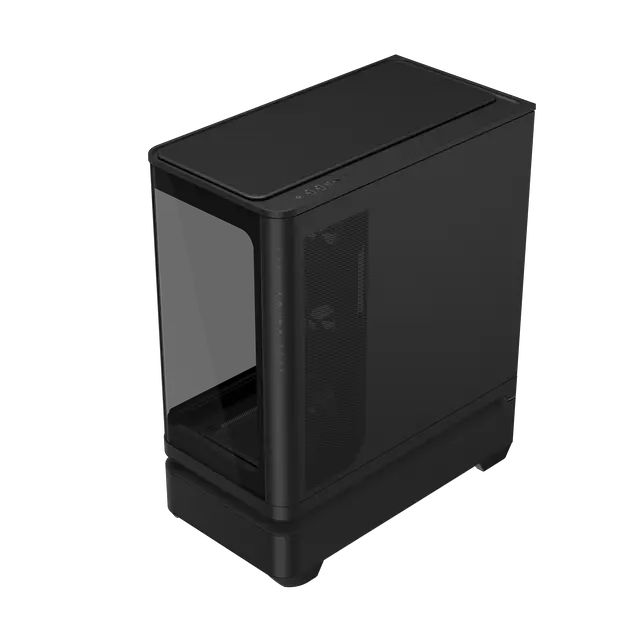 Alt view image 6 of 20 - ASUS Prime AP304 ARGB ATX PC Gaming Case Tempered Curved Glass; Four Built-in ARGB Fans; Supports Graphics Cards up to 420mm Long; 360mm-long Radiators, Black
