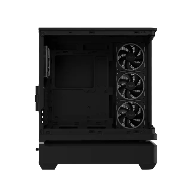 Alt view image 10 of 20 - ASUS Prime AP304 ARGB ATX PC Gaming Case Tempered Curved Glass; Four Built-in ARGB Fans; Supports Graphics Cards up to 420mm Long; 360mm-long Radiators, Black