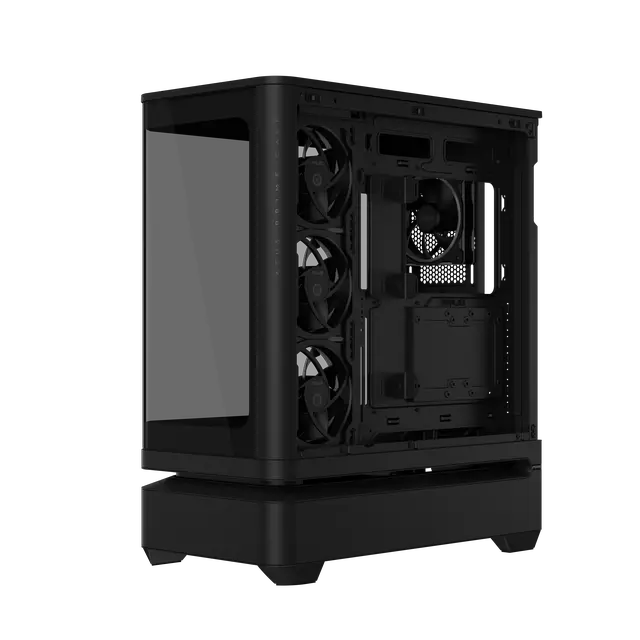 Alt view image 13 of 20 - ASUS Prime AP304 ARGB ATX PC Gaming Case Tempered Curved Glass; Four Built-in ARGB Fans; Supports Graphics Cards up to 420mm Long; 360mm-long Radiators, Black