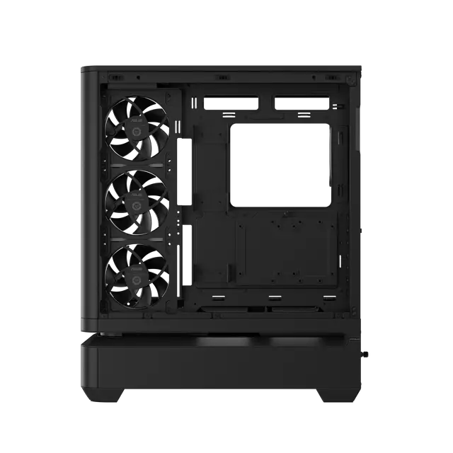 Alt view image 14 of 20 - ASUS Prime AP304 ARGB ATX PC Gaming Case Tempered Curved Glass; Four Built-in ARGB Fans; Supports Graphics Cards up to 420mm Long; 360mm-long Radiators, Black
