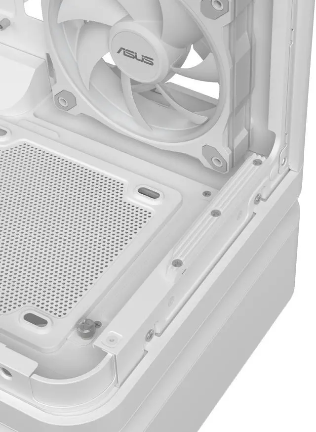 Alt view image 17 of 20 - ASUS Prime AP304 White ARGB ATX PC Gaming Case Tempered Curved Glass; Four Built-in ARGB Fans; Supports Graphics Cards up to 420mm Long; 360mm-long Radiators, White