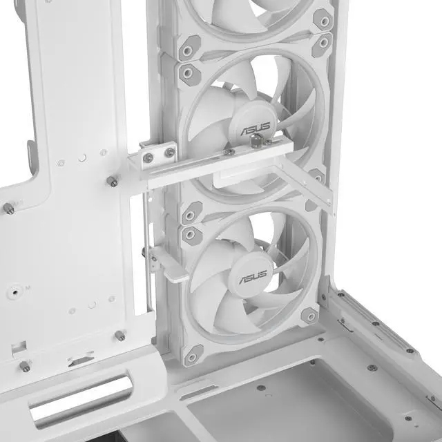 Alt view image 18 of 20 - ASUS Prime AP304 White ARGB ATX PC Gaming Case Tempered Curved Glass; Four Built-in ARGB Fans; Supports Graphics Cards up to 420mm Long; 360mm-long Radiators, White