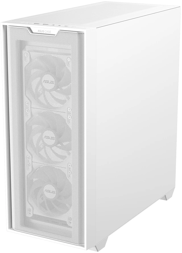 Alt view image 5 of 17 - ASUS A33 PLUS White ATX Mid-tower PC Gaming Case (x4) ARGB Fans, Radiators up to 360mm, GPU's up to 395mm - White - A33 PLUS TG ARGB WHITE