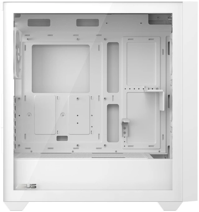 Alt view image 7 of 17 - ASUS A33 PLUS White ATX Mid-tower PC Gaming Case (x4) ARGB Fans, Radiators up to 360mm, GPU's up to 395mm - White - A33 PLUS TG ARGB WHITE