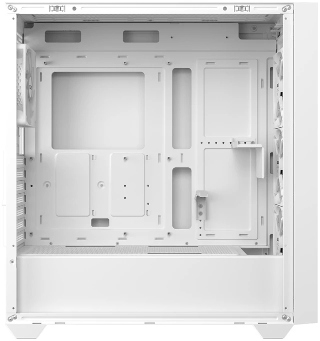 Alt view image 8 of 17 - ASUS A33 PLUS White ATX Mid-tower PC Gaming Case (x4) ARGB Fans, Radiators up to 360mm, GPU's up to 395mm - White - A33 PLUS TG ARGB WHITE