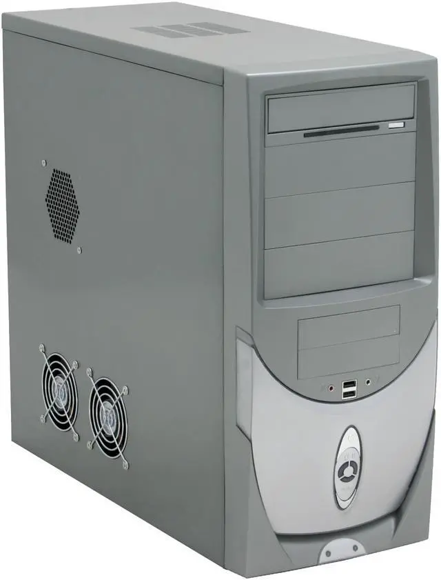 Main image of CODEGEN C-6049-C10-38C2 Gray/Silver Steel / Plastic ATX Mid Tower Computer Case 350W Power Supply