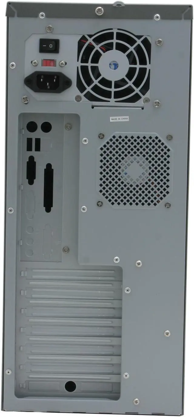 Alt view image 6 of 12 - CODEGEN C-6049-C10-38C2 Gray/Silver Steel / Plastic ATX Mid Tower Computer Case 350W Power Supply