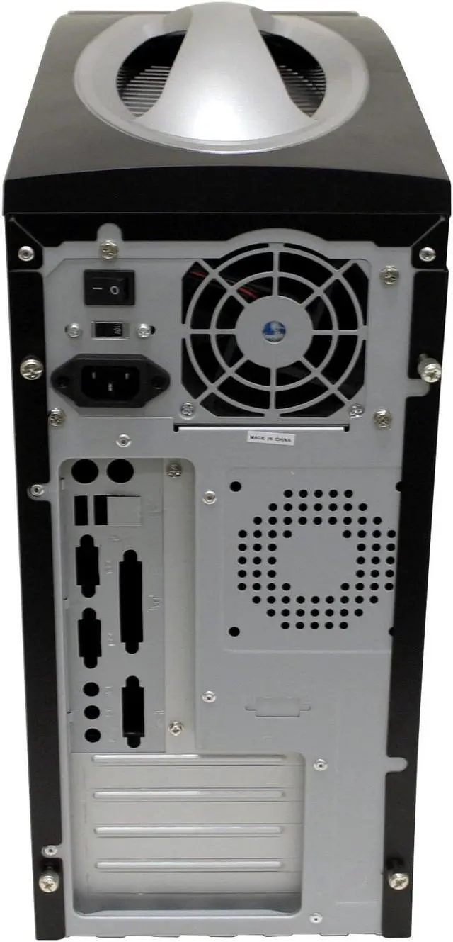 Alt view image 8 of 11 - CODEGEN CAT-1015-RD Black/Silver Steel Micro ATX Mid Tower Computer Case 350W P4 ready Power Supply