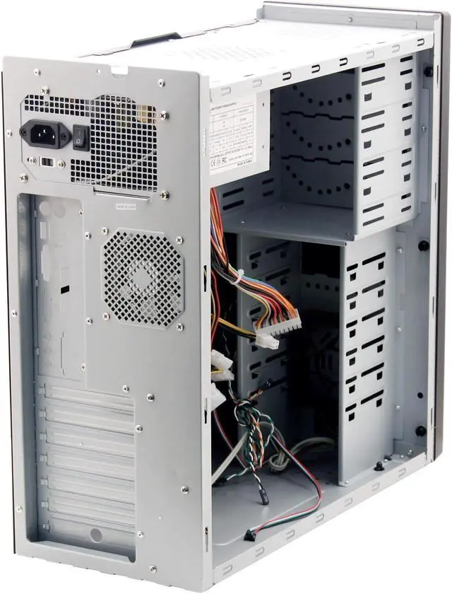 Alt view image 9 of 13 - CODEGEN C-6209-CA-38C Black Steel ATX Mid Tower Computer Case 400W Power Supply