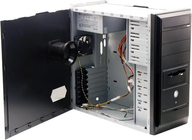 Alt view image 10 of 13 - CODEGEN C-6209-CA-38C Black Steel ATX Mid Tower Computer Case 400W Power Supply