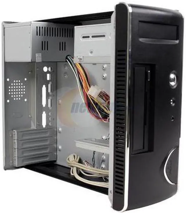 Alt view image 4 of 10 - CODEGEN MS-33-CA Black Steel Micro ATX Mini Tower Computer Case 300W c/UL P/S ( 20+4 Pin Socket 775 Ready) Power Supply
