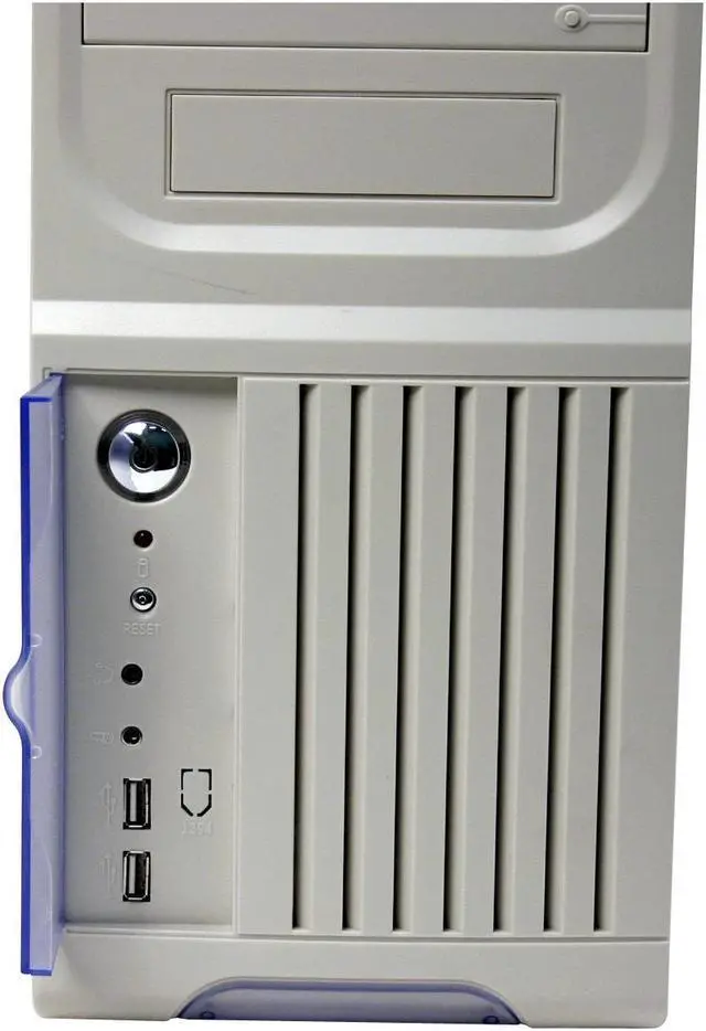Alt view image 3 of 11 - CODEGEN CAT-3322-1 Beige Steel ATX Mid Tower Computer Case 350W Power Supply