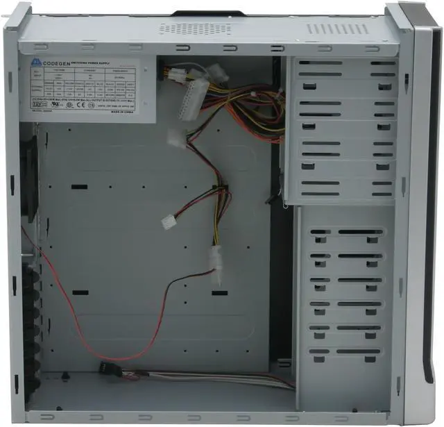 Alt view image 8 of 14 - CODEGEN C-6079-CA Black Steel / Plastic ATX Mid Tower Computer Case 350W Power Supply