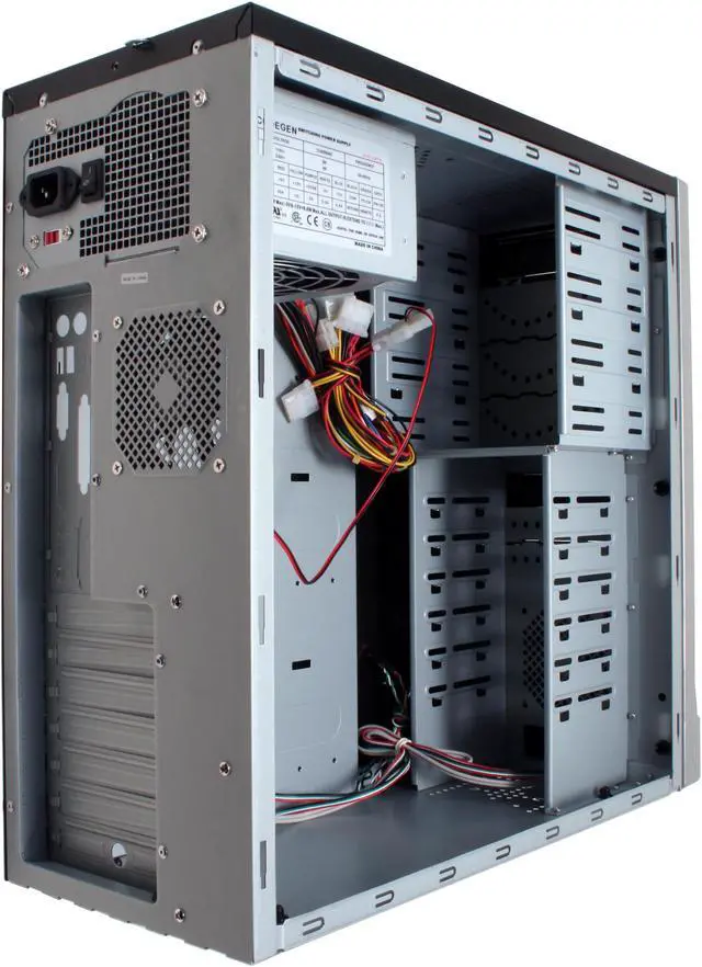 Alt view image 9 of 14 - CODEGEN C-6079-CA Black Steel / Plastic ATX Mid Tower Computer Case 350W Power Supply