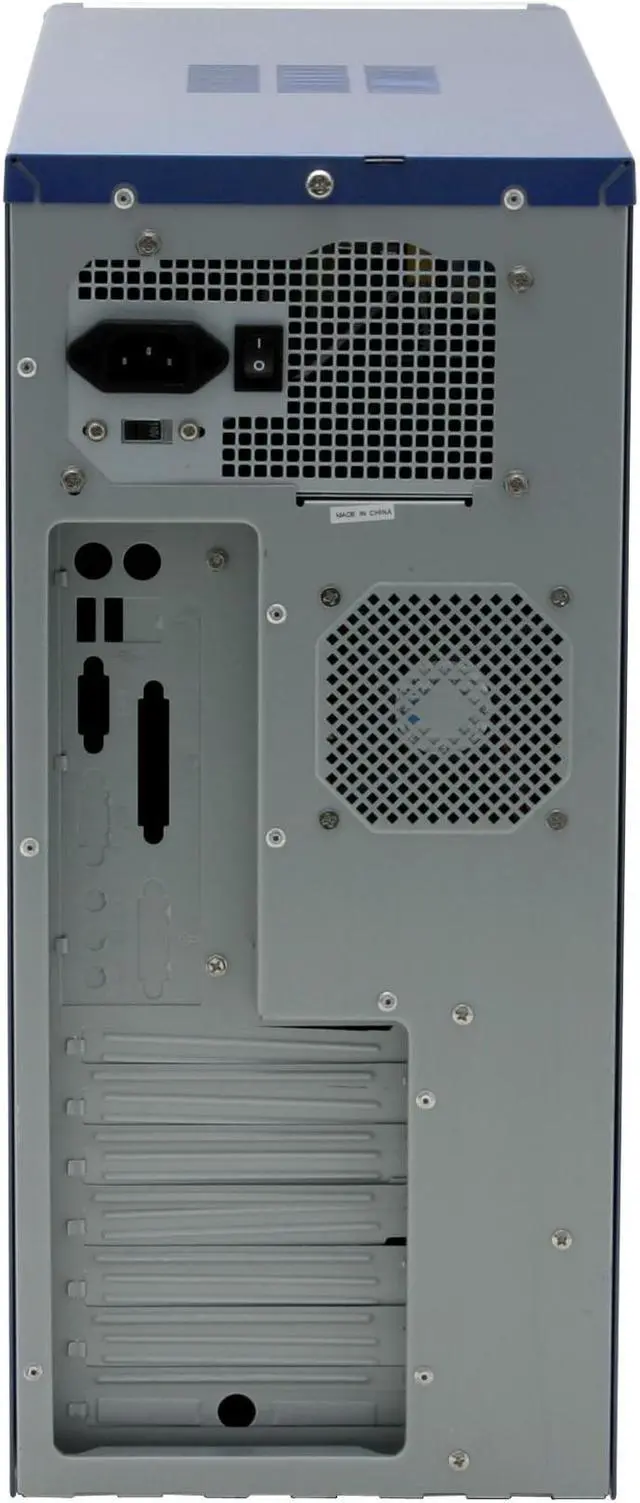 Alt view image 5 of 11 - CODEGEN C-6079-BLUE-PW1 Blue/Silver Steel / Plastic ATX Mid Tower Computer Case 400W Power Supply
