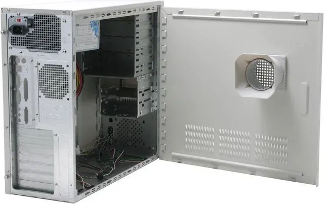 Alt view image 8 of 15 - CODEGEN 6018L-1-PW1 Beige Steel ATX Mid Tower Computer Case 350W cUL P/S with 12cm Fan Power Supply - OEM