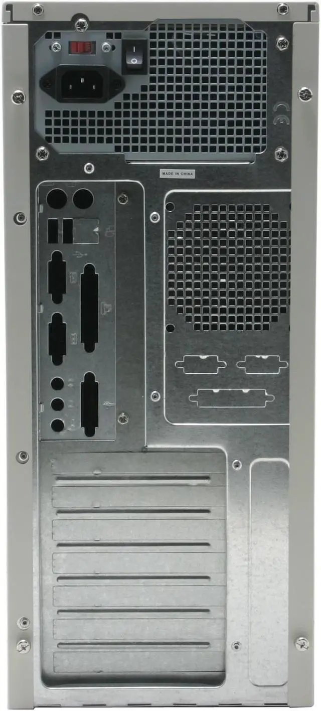 Alt view image 7 of 15 - CODEGEN 6018L-1-PW1 Beige Steel ATX Mid Tower Computer Case 350W cUL P/S with 12cm Fan Power Supply - OEM