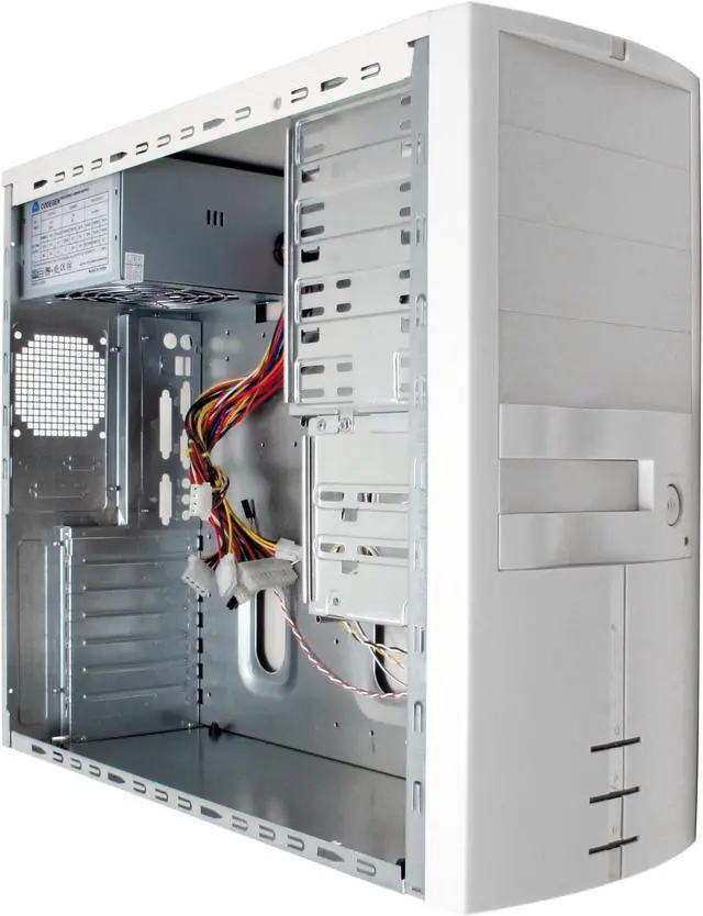 Alt view image 11 of 15 - CODEGEN 6018L-1-PW1 Beige Steel ATX Mid Tower Computer Case 350W cUL P/S with 12cm Fan Power Supply - OEM