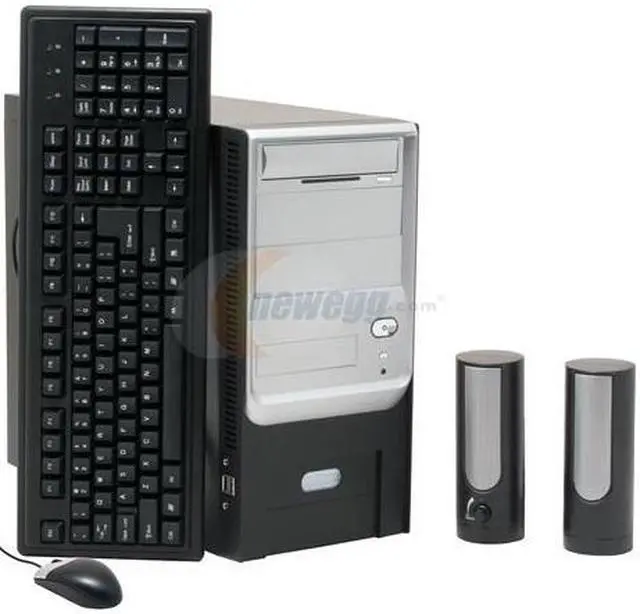 Main image of CODEGEN 4C-1015-CA Black/Silver Steel Micro ATX Mid Tower 4 in 1 Combo Computer Case 350W c/UL P/S ( 20+4 Pin Socket 775 Ready) Power Supply