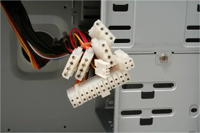 Alt view image 12 of 17 - CODEGEN 4C-1015-CA Black/Silver Steel Micro ATX Mid Tower 4 in 1 Combo Computer Case 350W c/UL P/S ( 20+4 Pin Socket 775 Ready) Power Supply