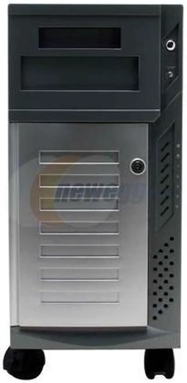 Alt view image 2 of 11 - CODEGEN CAT-9011-C10 Black/Silver Steel Server Computer Case 400W Power Supply