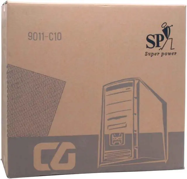 Alt view image 11 of 11 - CODEGEN CAT-9011-C10 Black/Silver Steel Server Computer Case 400W Power Supply
