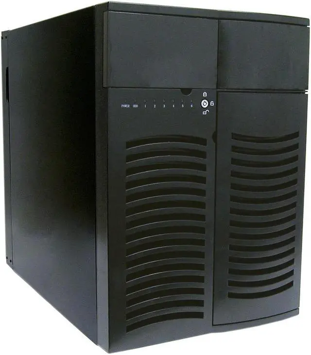 Main image of CODEGEN S-201-CA Black Steel Pedestal ATX Server Case 11 External 5.25" Drive Bays