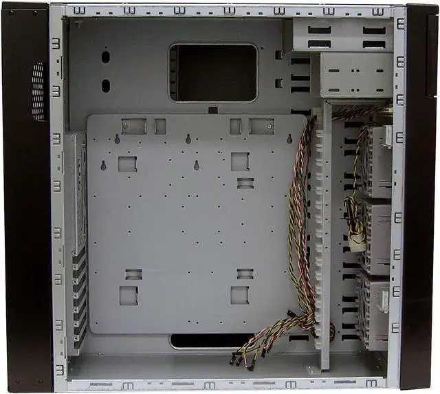 Alt view image 7 of 10 - CODEGEN S-201-CA Black Steel Pedestal ATX Server Case 11 External 5.25" Drive Bays
