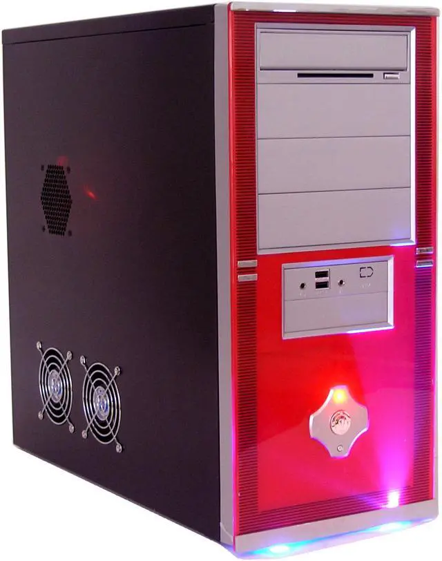 CODEGEN C-6087-RD Black/Red Computer Case - Newegg.com