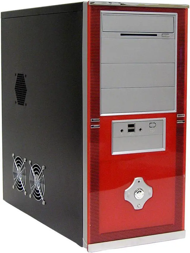 CODEGEN C-6087-RD Black/Red Computer Case - Newegg.com