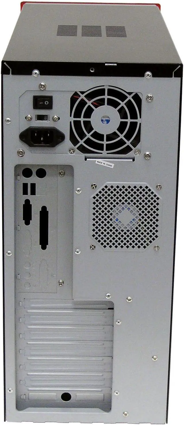 CODEGEN C-6087-RD Black/Red Computer Case - Newegg.com