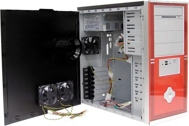 CODEGEN C-6087-RD Black/Red Computer Case - Newegg.com