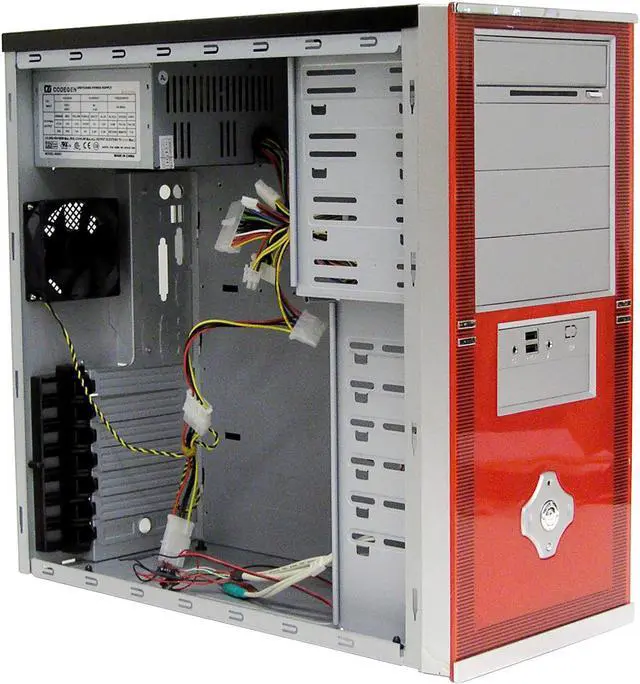 CODEGEN C-6087-RD Black/Red Computer Case - Newegg.com