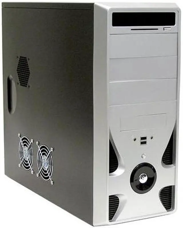 Main image of CODEGEN L-6206-CAC9-38C2 Black/Silver Steel ATX Mid Tower Computer Case 400W cUL P/S with 12cm Fan ( 20+4 Pin Socket 775 Ready) Power Supply