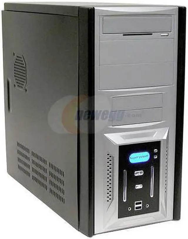 Main image of CODEGEN CAT-4062-CA Black/Silver Steel ATX Mid Tower Computer Case 350W Power Supply