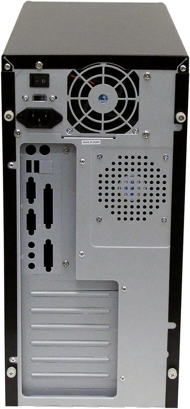 Alt view image 4 of 10 - CODEGEN CAT-4062-CA Black/Silver Steel ATX Mid Tower Computer Case 350W Power Supply
