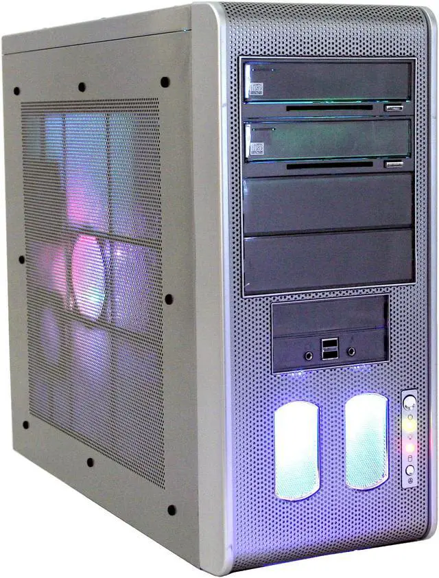 Main image of CODEGEN E-6097-C9-W/O Silver Steel ATX Mid Tower Computer Case