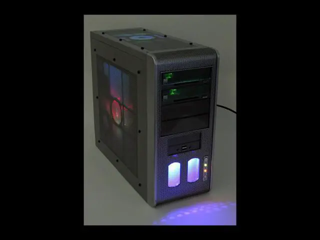 Alt view image 10 of 10 - CODEGEN E-6097-C9-W/O Silver Steel ATX Mid Tower Computer Case