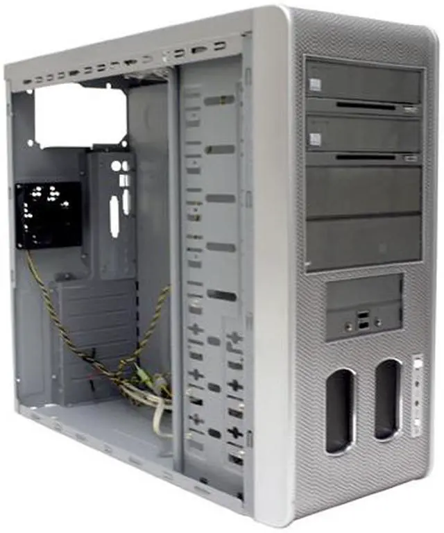 Alt view image 5 of 10 - CODEGEN E-6097-C9-W/O Silver Steel ATX Mid Tower Computer Case