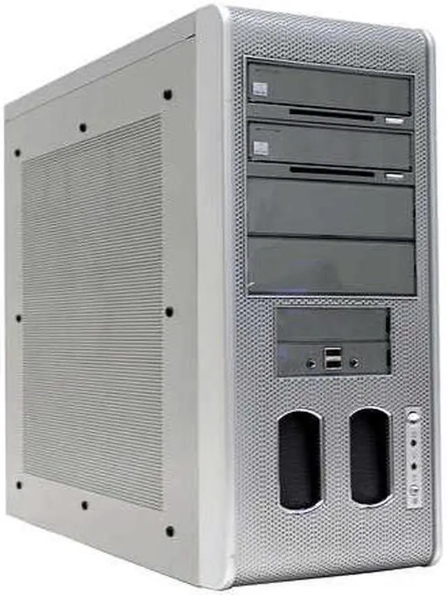 Alt view image 2 of 10 - CODEGEN E-6097-C9-W/O Silver Steel ATX Mid Tower Computer Case
