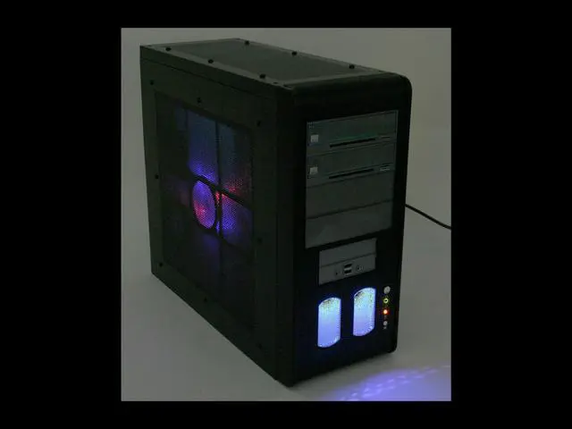 Alt view image 10 of 10 - CODEGEN E-6097-CA-W/O Black Steel ATX Mid Tower Computer Case